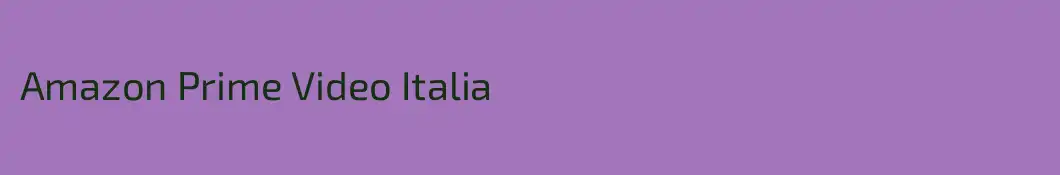 Amazon Prime Video Italia